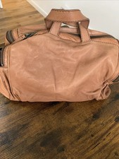 Ash Leather Handbag Medium Brown Women Good Condition