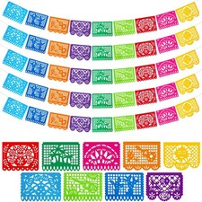 DomeStar 5 Packs 90 Ft Cinco De Mayo Mexican Party Banner, Fiesta Party Decor...