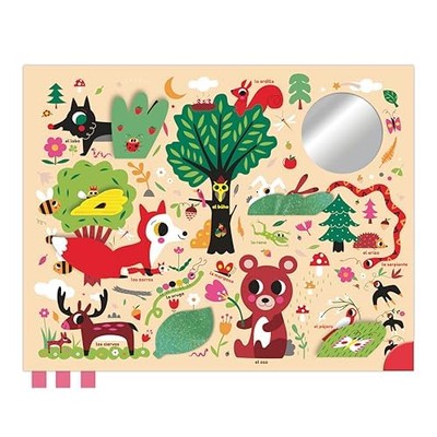 Mi tapiz de juego de los animales del bosque - Spanish Language Flexibound NEW S