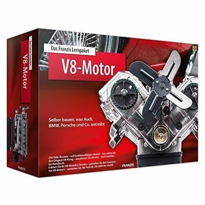 Franzis 65207-0 Lernpaket V8-Motor als Baussatz Buch FRANZIS Verlag GmbH