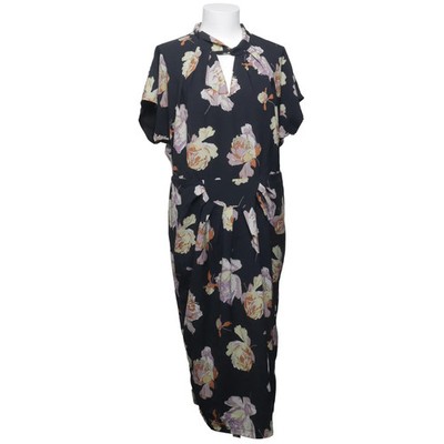 Lindy Bop, Maxikleid, Größe: 46, Emma Nostalgic Floral, Schwarz/Mehrfarbig #deG