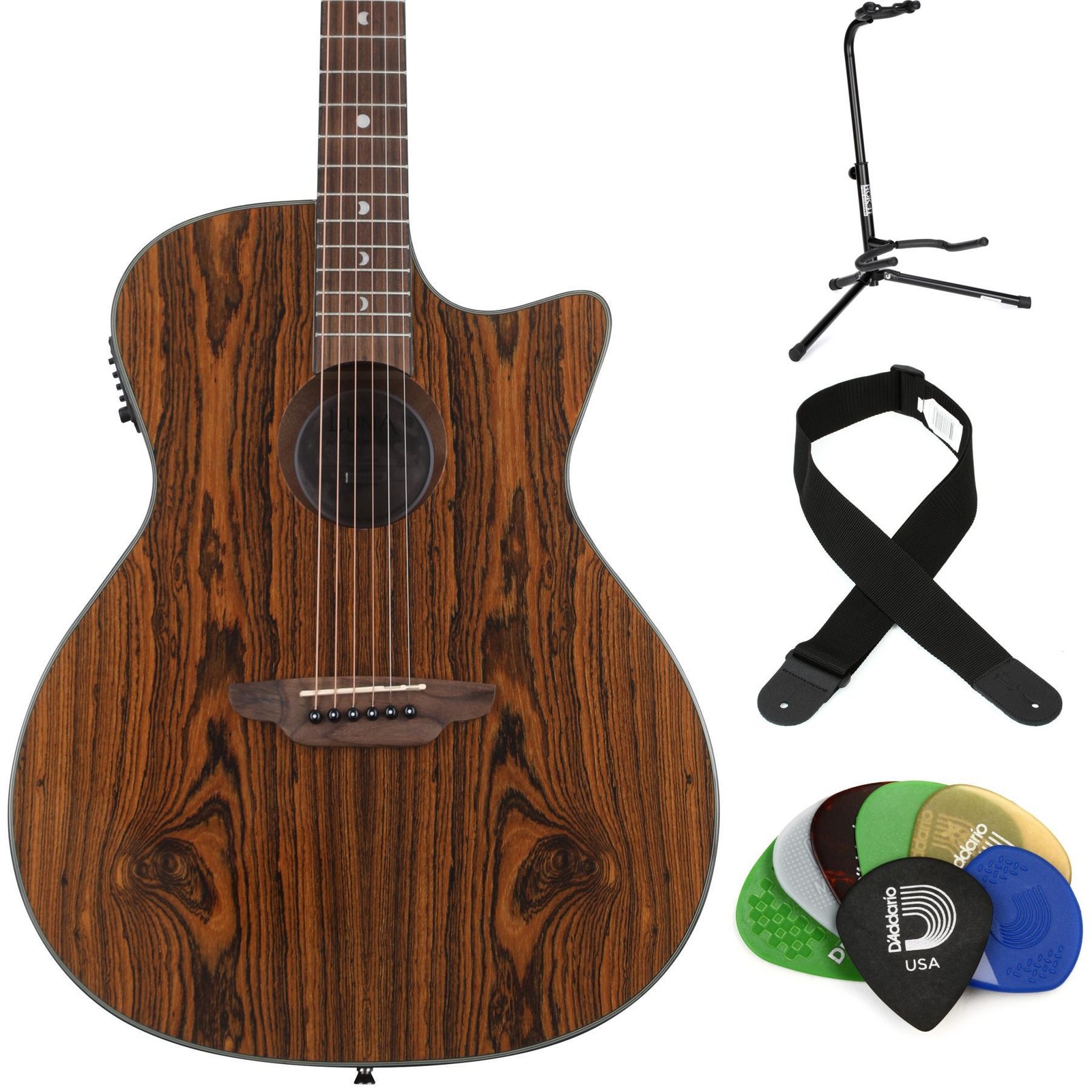 Набор предметов первой необходимости для акустической и электрической гитар Luna Gypsy Exotic Caidie - Gloss 64990₽