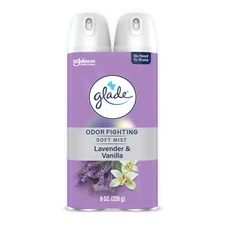 Lavender Vanilla Air Freshener Spray, Odor Eliminator, 8 Oz, 2 Pack