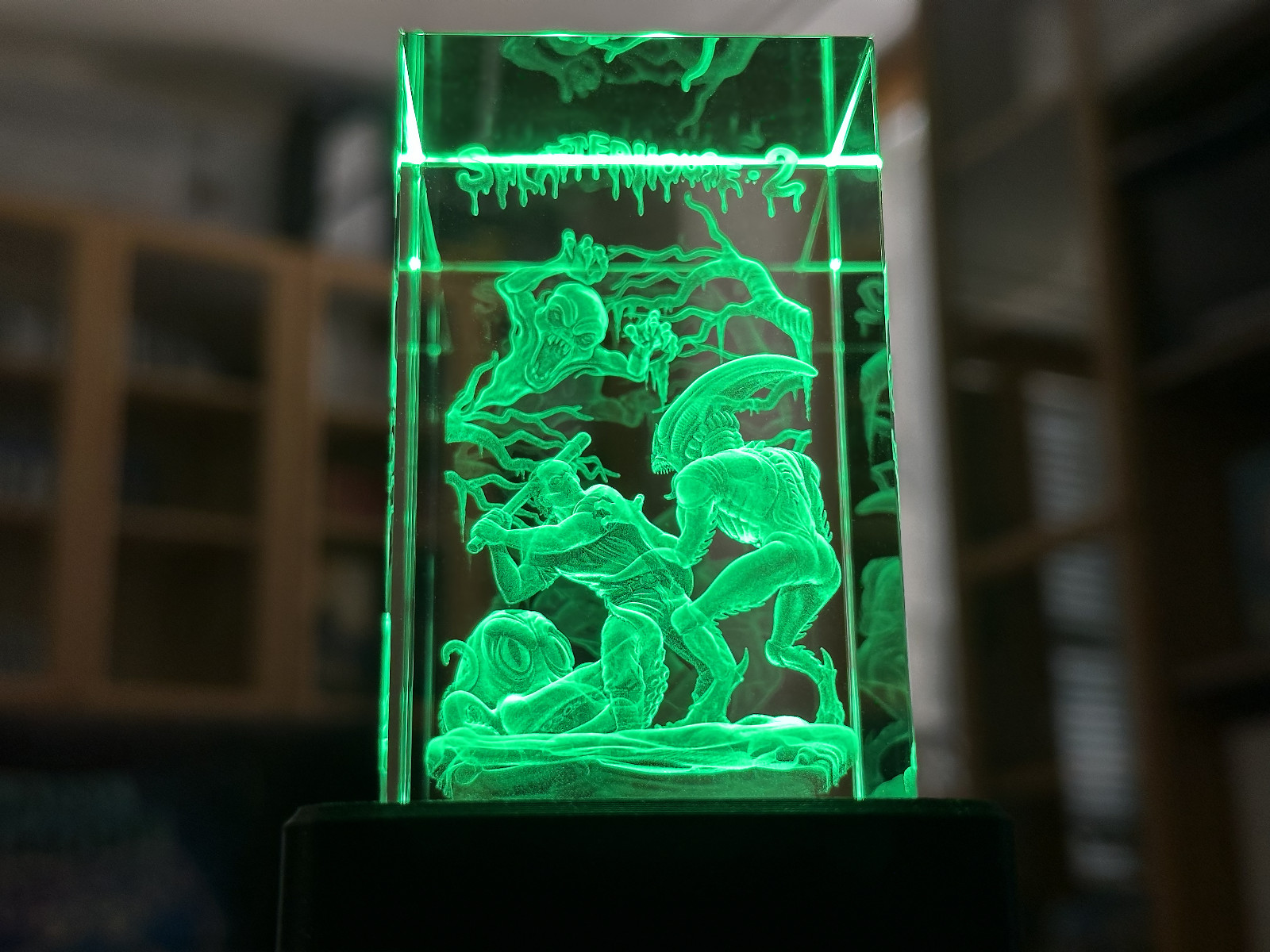 Splatterhouse 2 Masque de Terreur lampe rétro gaming veilleuse RGB