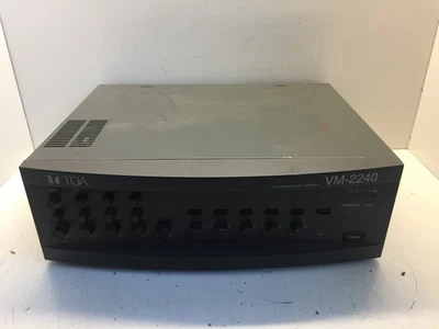 TOA VM-2240 240W 5 Zone System Management Amplifier, Ref DS - Image 1 of 4