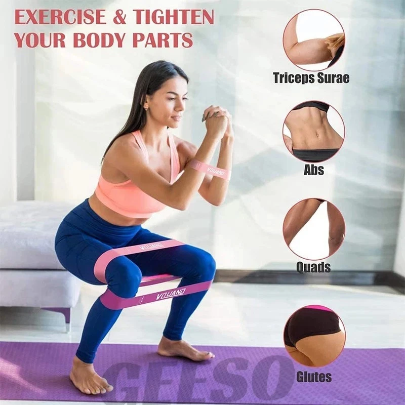 Premium 5PCS Resistance Bands Set Yoga Squat Fitness Workout Durable Latex
Opens in a new window or