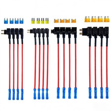 16 Pack 4 Types 12V Car Add-a-Circuit Fuse Tap Adapter Standard Mini Micro2...