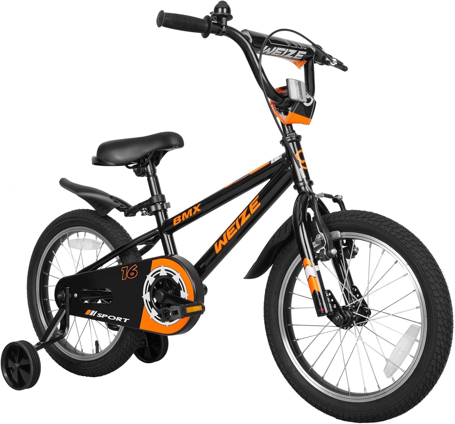 W/ Training Wheels Adjustable Seat Boys Girl