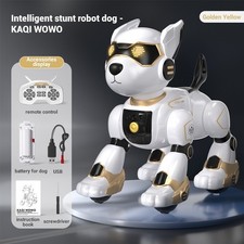 Remote Control Robot Dog Programmable Smart Interactive Stunt Tricks New New