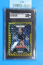 2024 ALYSHA CLARK GOLD PRIZM /49 WNBA MONOPOLY SGC 10 CARD-599