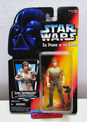 LUKE SKYWALKER DAGOBAH LLS US RED CARD STAR WARS POWER OF THE FORCE  X790