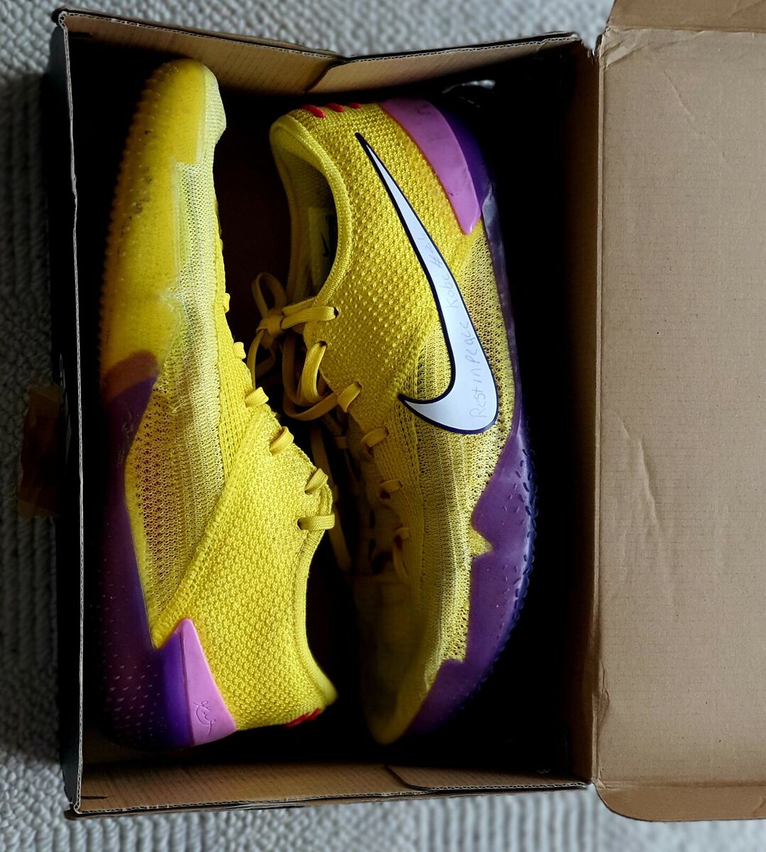 Nike Kobe NXT 360 Yellow Strike Lakers WITH BOX AQ1087-700 Nike Kobe NXT 360 Yellow Strike Lakers WITH BOX AQ1087-700