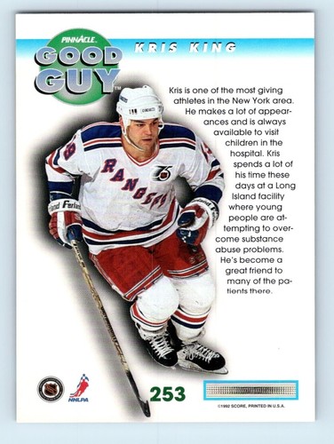 1992-93 PINNACLE Hockey Rookie, Mask & Good Guy Cards #251-420 Take Your Pick! - Picture 10 of 340