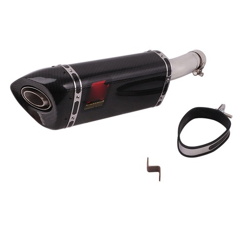 For Kawasaki Z400 Ninja 400 2017-2023 Exhaust Pipe Carbon Fiber Slip-on Muffler - Picture 6 of 8