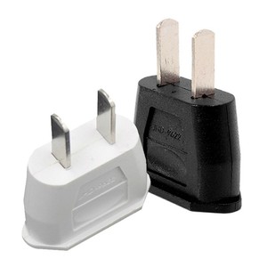 Details About Us Usa To Eu Euro Europe Power Jack Wall Plug Converter Travel Adapter Hot Sales - 
