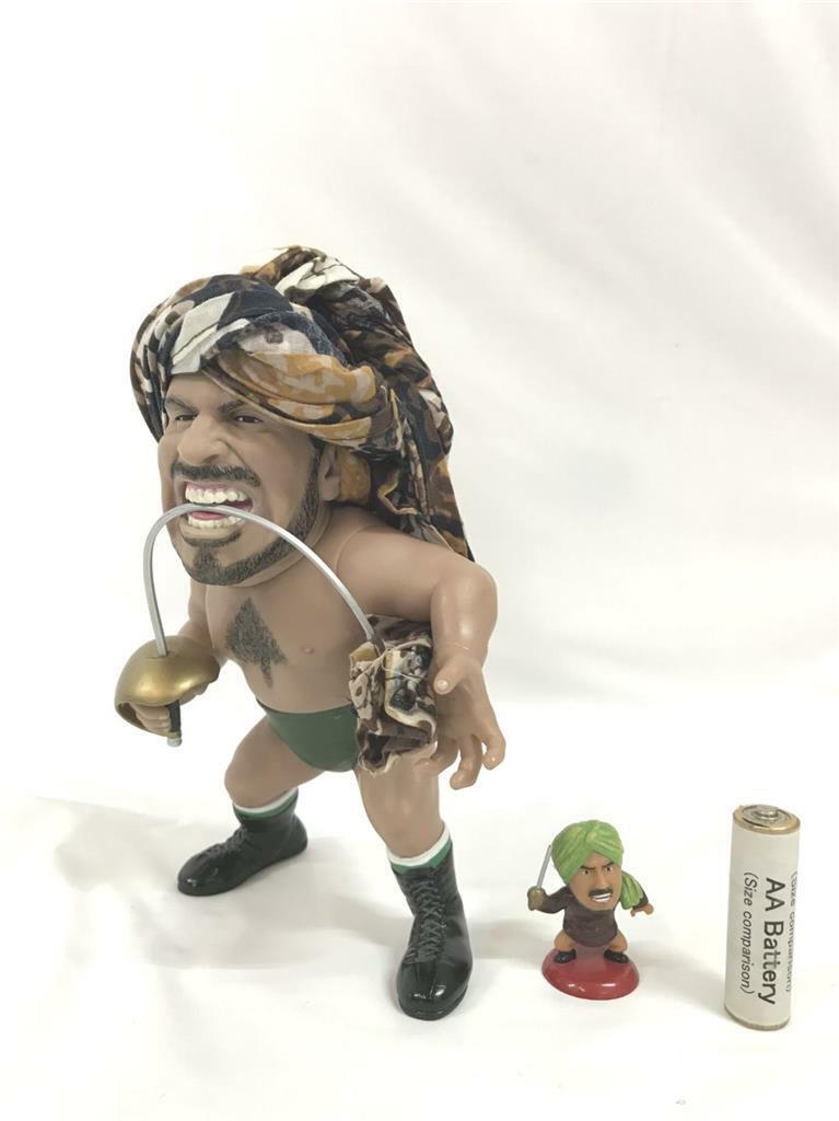Tiger Jeet Sing HAO COLLECTION FIGURE AJPW NJPW WCW NWA WRESTLING with MINI Tiger Jeet Sing HAO COLLECTION FIGURE AJPW NJPW WCW NWA WRESTLING with MINI