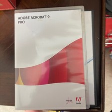 Adobe Acrobat 9 - CD  Serial Number