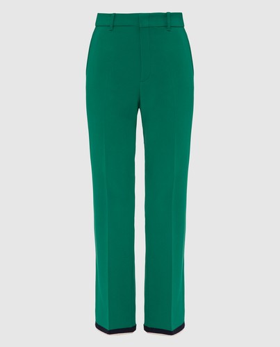 Neu Luxury Original GUCCI Viskose Bootcut Hose Damen -558057- Gr-IT-38/D-32. - Picture 2 of 12