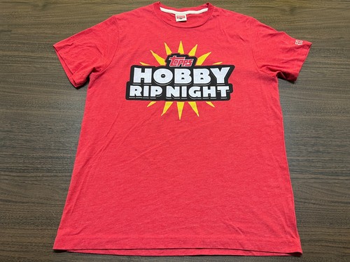 Topps “Hobby Rip Night” Men’s Red T-Shirt - Homage - Medium - Sports Cards