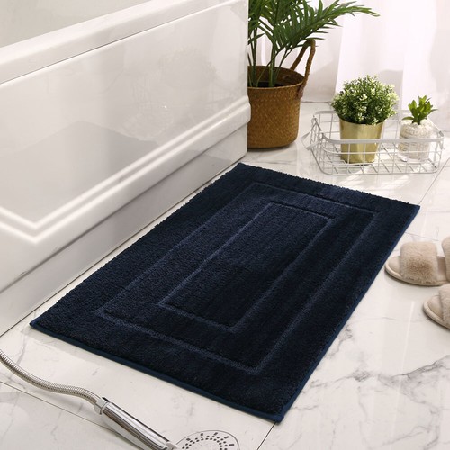 Absorbent Non-Slip Bath Mat Bathroom Kitchen Shower Shaggy Soft Floor Rug Carpet - Picture 27 of 37