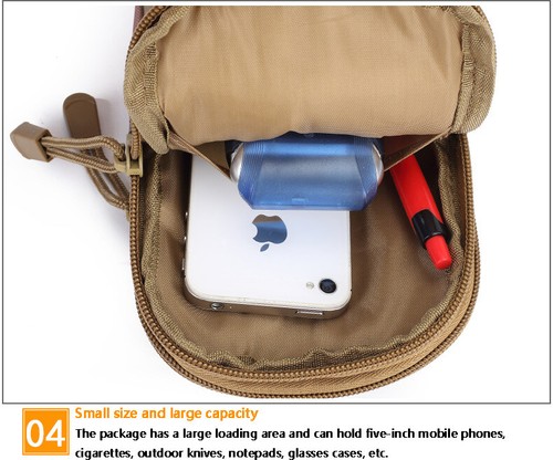 Universal Tactical Cell Phone Pouch Molle Waist Pocket Case Cover Belt Pack Bag - Picture 9 of 34