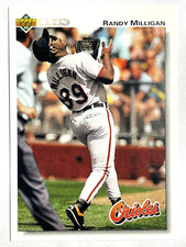 RANDY MILLIGAN Baltimore Orioles, Mets, Expos 1992 Upper Deck Baseball Card #181