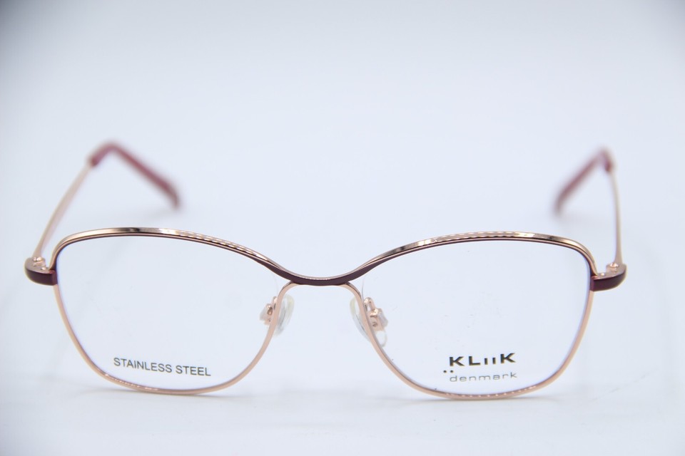 NEW KLIIK DENMARK 697 M207 PINK GOLD GUNMETAL AUTHENTIC FRAMES ...