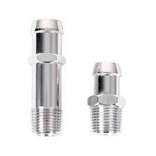 HEATER HOSE FITTINGS 3/4" WATER PUMP 5/8" INTAKE CHROMED STEEL #9514/9515