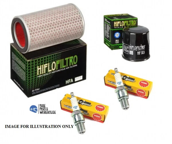 TRIUMPH BONNEVILLE 800 2001 to 2004 Filters & 2 x Spark Plugs Service Kit - Image 1 of 1