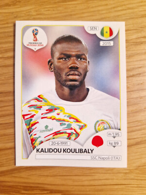 Panini WM World Cup 2018 Russland Original Sticker 617 Kalidou Koulibaly Senegal
