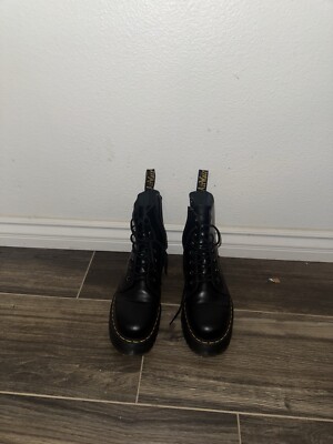 Dr. Martens JADON BOOT SMOOTH LEATHER PLATFORMS US MEN SIZE 10