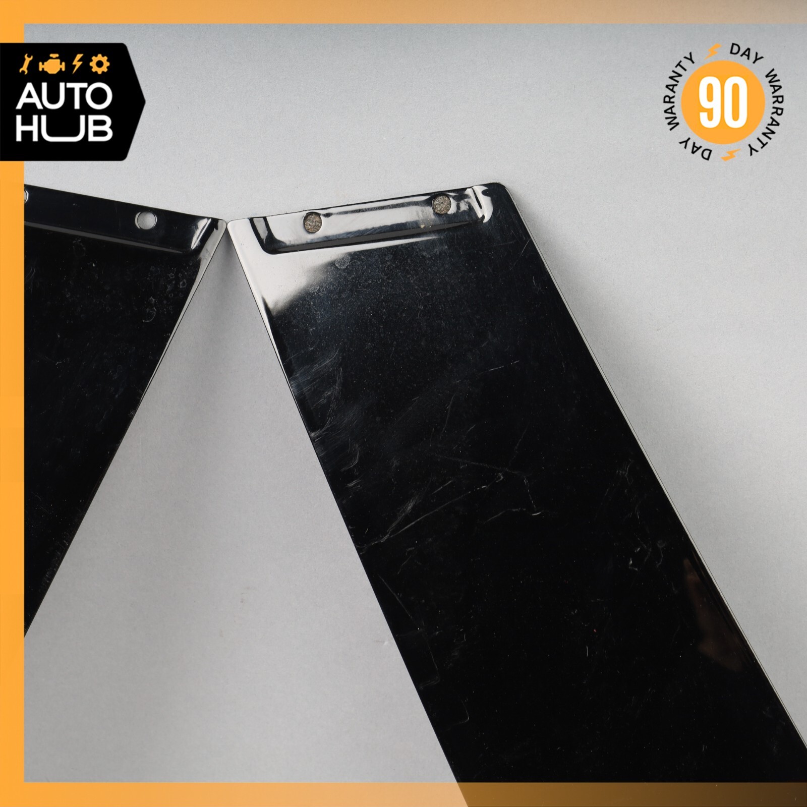 10-16 Aston Martin Rapide Left & Right Door Window B-Pillar Molding Set OEM 11k
