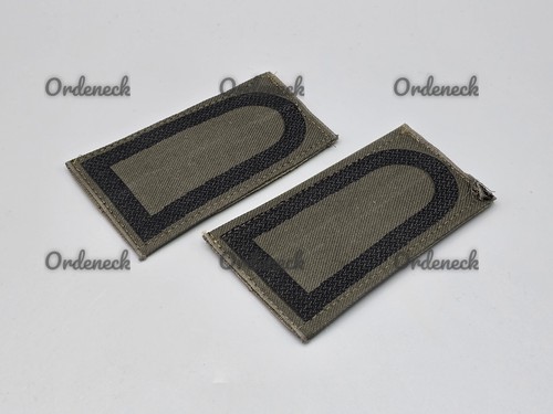 BUNDESWEHR - RANGSCHLAUFEN HEER SCHWARZ AUF OLIV - DIENSTGRAD WÄHLBAR - KLETT! - Picture 41 of 83