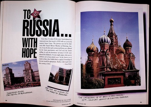 1988 October Rider - Vintage Motorcycle Magazine - Touring Russia - Picture 3 of 3