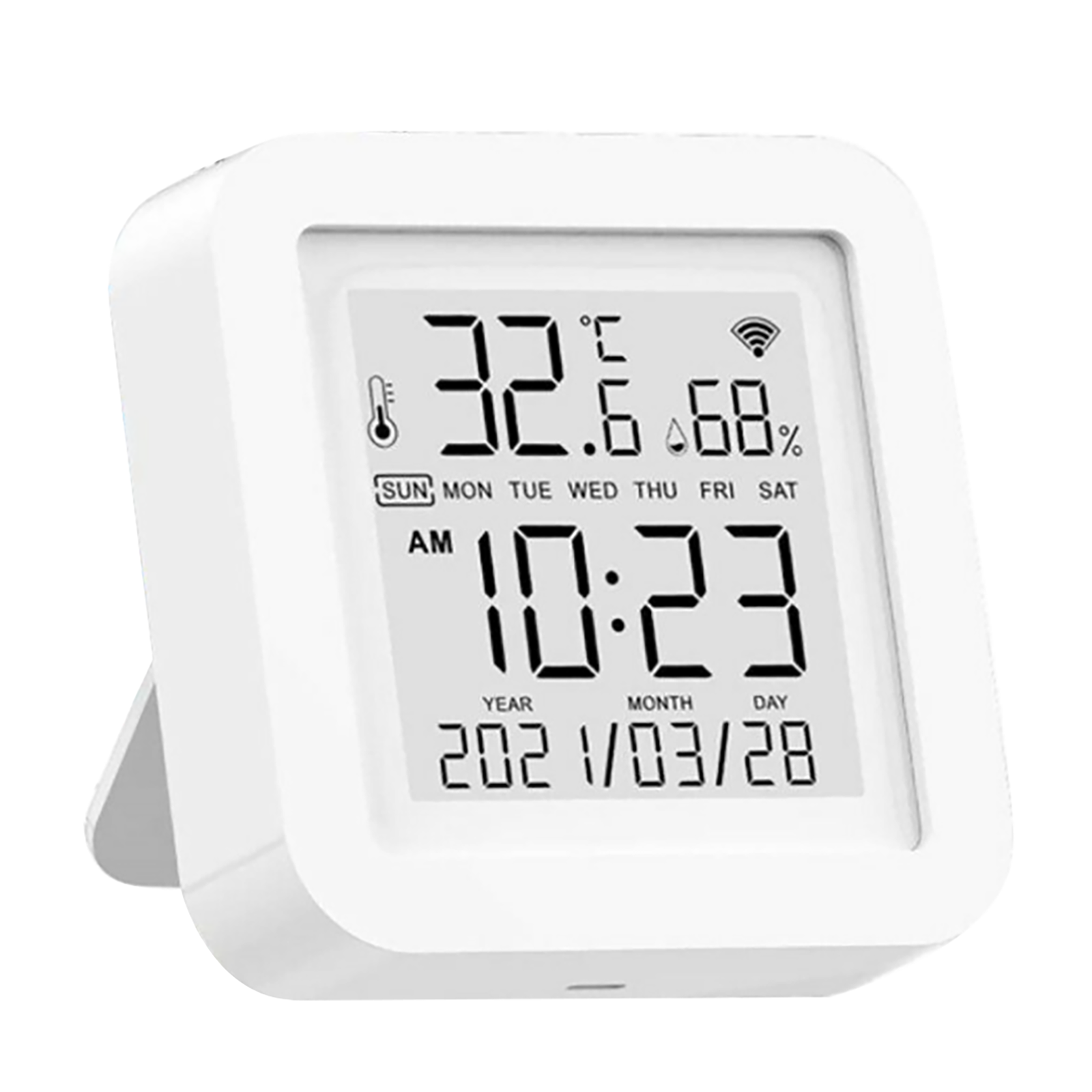 Smart WiFi Temperature Humidity Sensor Meter LCD Hygrometer Thermometer Monitor
