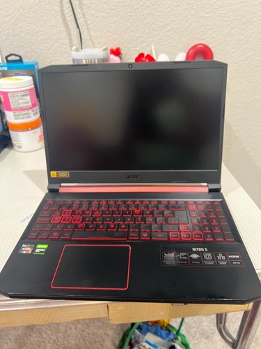 Acer Nitro 5 N22C1 15" Chassis+Screen NO MOTHERBOARD For Parts/Repair AS IS - DW