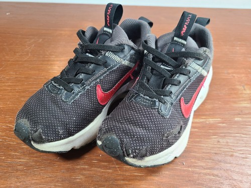 Nike Air Max INTRLK Black/Red Athletic Shoes Size 13C DH9394-200 - Picture 2 of 13