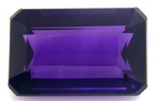 AFRICAN AMETHYST 7 x 5 MM EMERALD CUT ALL NATURAL AAA