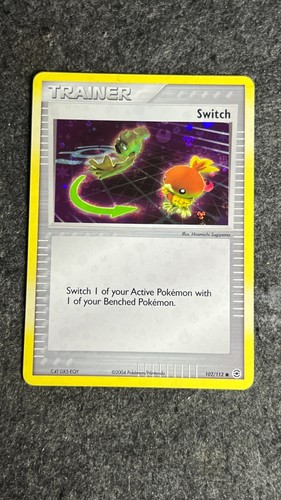 Switch 102/112 Reverse Holo EX FireRed & LeafGreen Pokemon Card NM