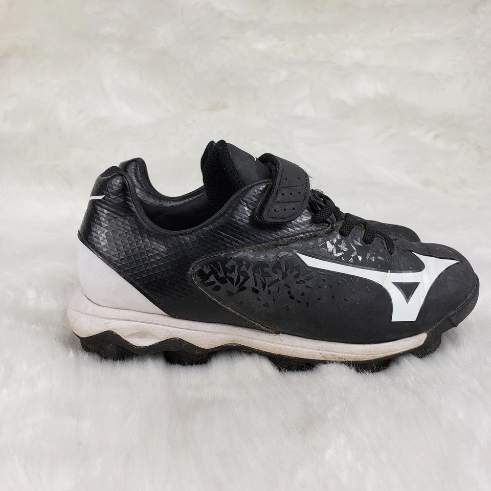 MIZUNO Baseball Softball Cleats Black White Size US 3 EUR 34 - Image 3 of 4