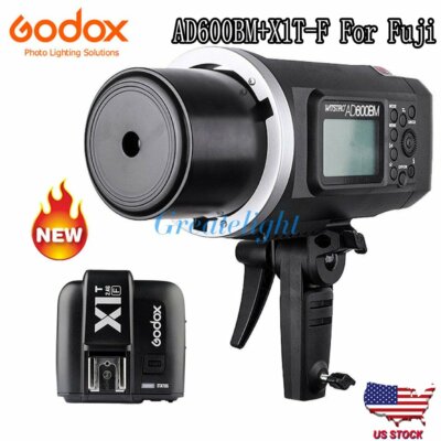 US Godox AD600BM 600W HSS Outdoor Flash Strobe Light+ X2T-F Trigger Kit For Fuji