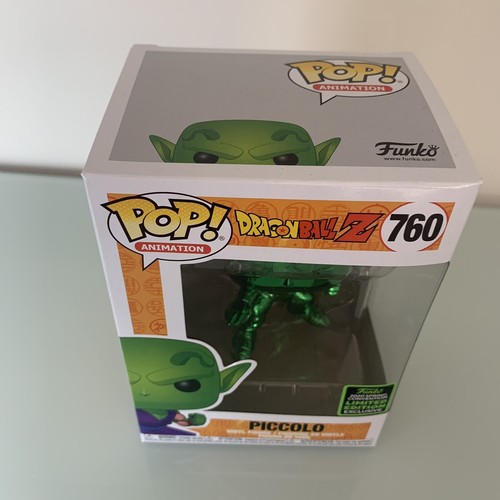 Dragonball Z PICCOLO Green Chrome 2020 Spring Convention #760 Funko Pop! Vinyl - Picture 7 of 7