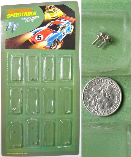 2pc 1979 Matchbox Speed Track HO Slot Car Guide Pins 143049 RARE