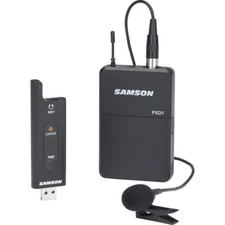 Samson Stage XPD2 Wireless Live Stream Podcast Broadcast Lavalier Mic System