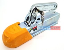 Steel Trailer Coupling Hitch with Lock and Soft Doc for 50mm Drawbar Trailers