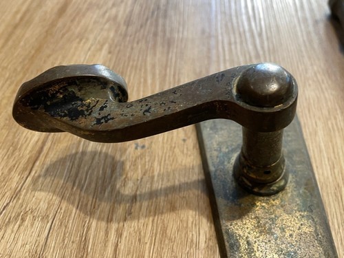1 von 3 Türdrücker Drückergarnitur Türklinke Messing - Jugendstil Peter Behrens - Bild 6 von 18