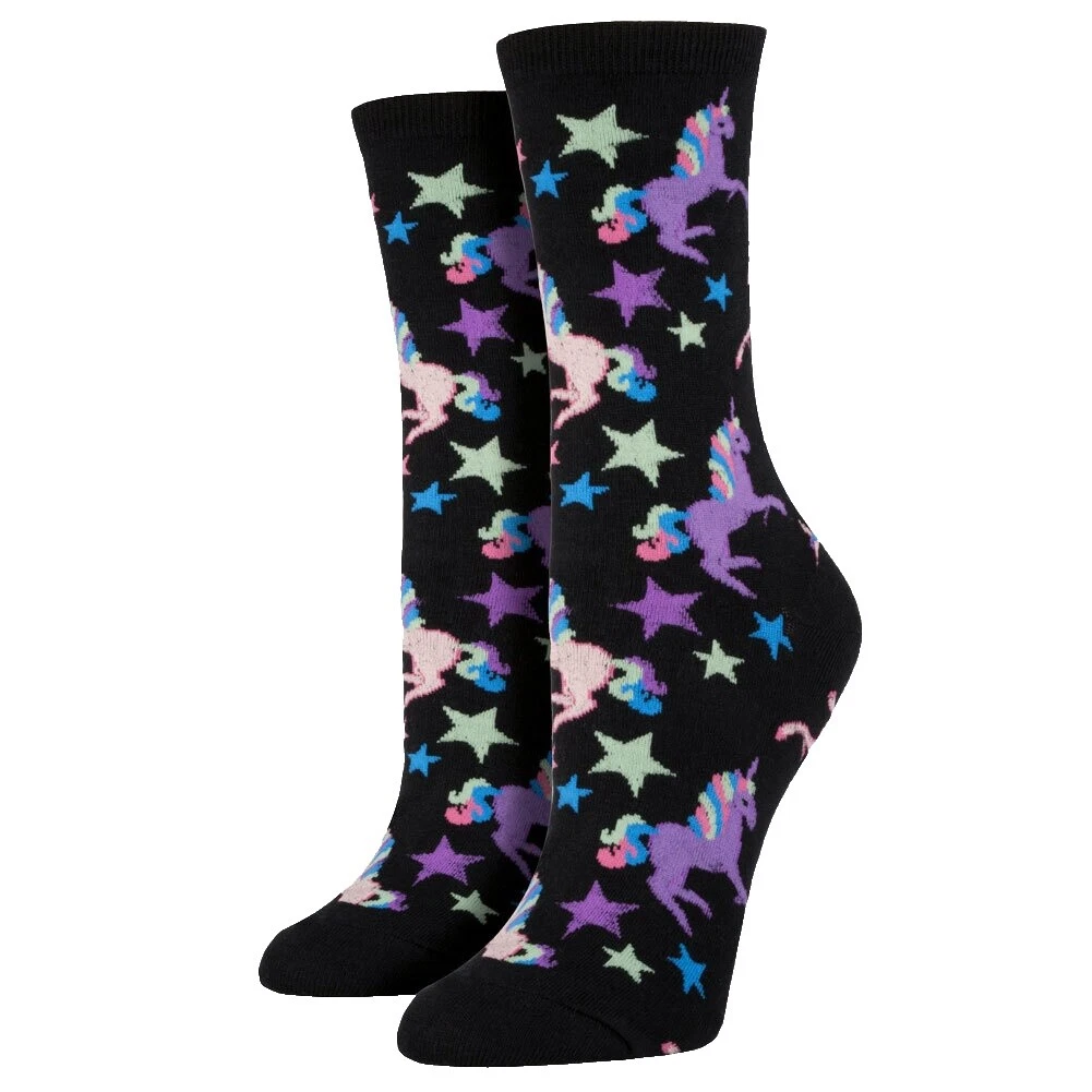 Calcetines Casual Unicornio de Nylon para De mujer