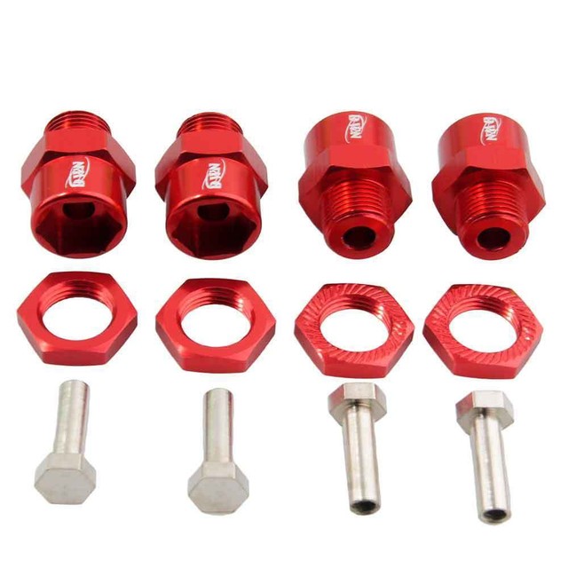 Rc 12mm to 17mm Hex Wheel Hub Adaptor For Traxxas Rustler Stampede Slash Bandit eBay