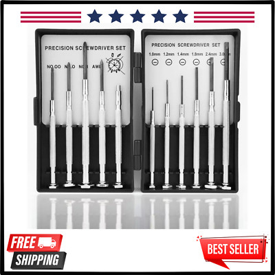 11PCS Small Precision Screwdriver Set, Premium Mini Screw Driver Set Kit, 6 Diff