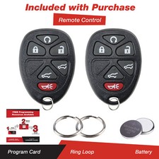 2 For 2007 2008 2009 2010 2011 2012 2013 2014 Chevrolet Tahoe Remote Key Fob
